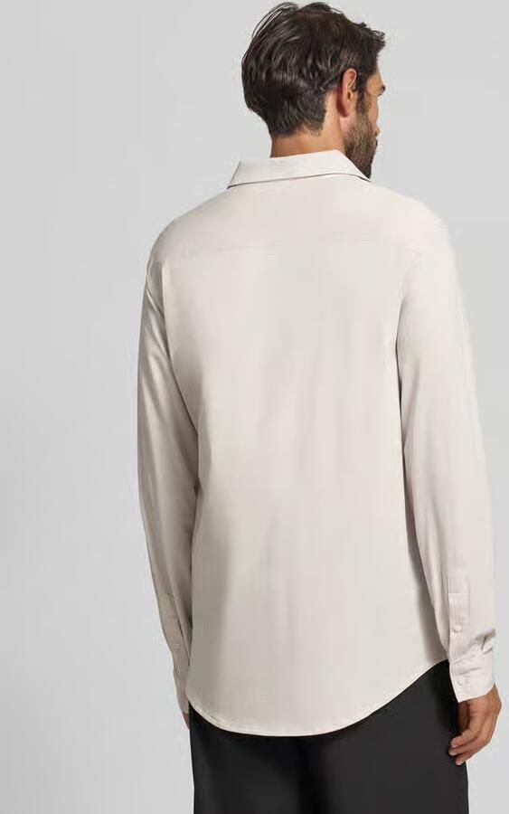 Armani Exchange Regular fit vrijetijdsoverhemd met haaikraag