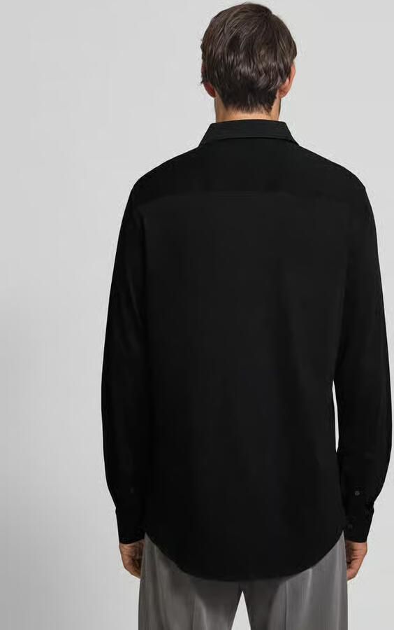 Armani Exchange Regular fit vrijetijdsoverhemd met haaikraag