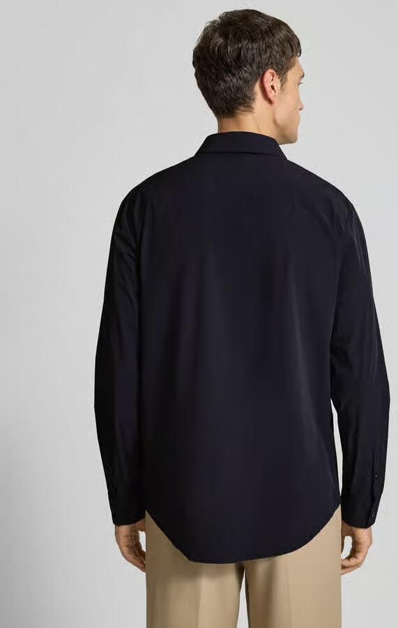 Armani Exchange Regular fit vrijetijdsoverhemd met kentkraag