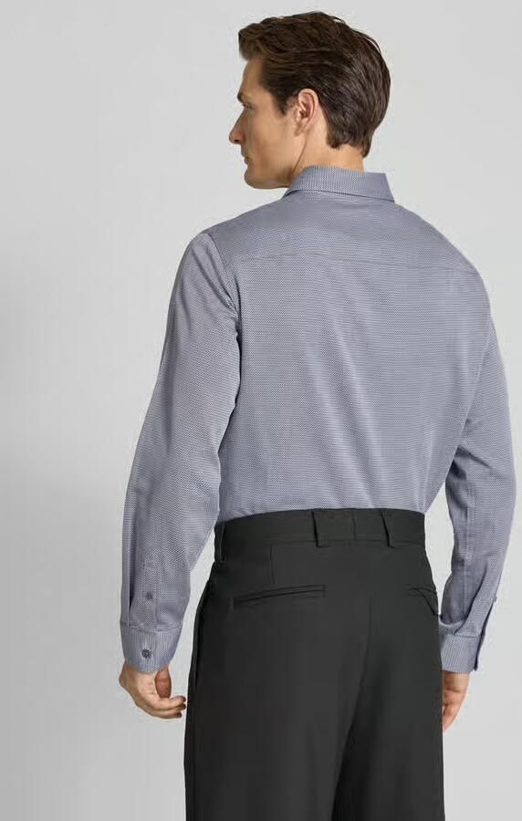 Armani Exchange Regular fit vrijetijdsoverhemd met kentkraag