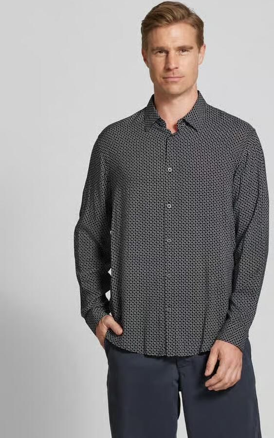 Armani Exchange Regular fit vrijetijdsoverhemd van viscose met knoopsluiting - Foto 5
