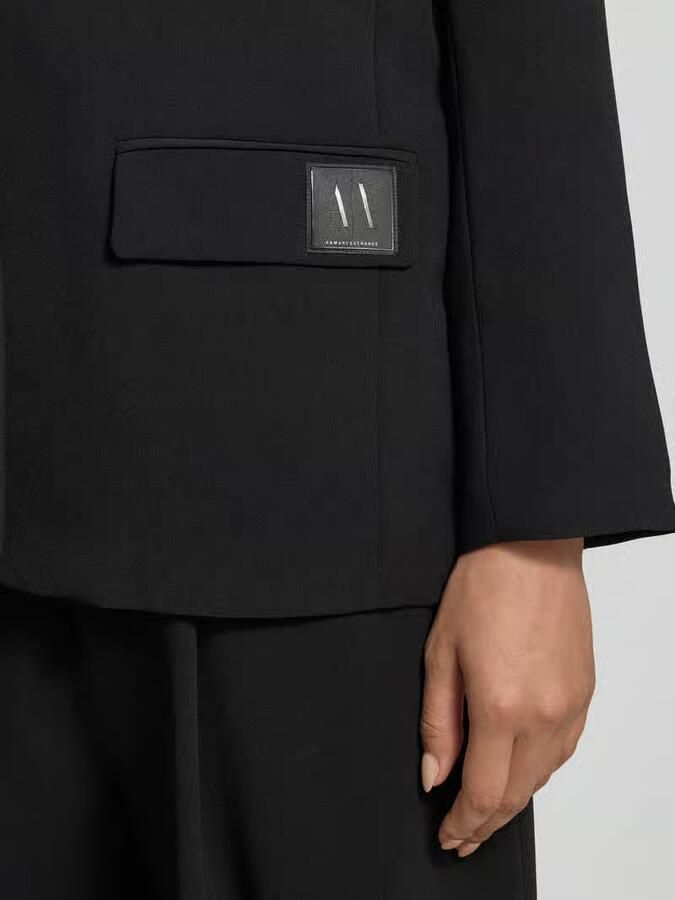 Armani Exchange Relaxed fit blazer met reverskraag - Foto 2