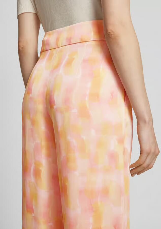 Armani Exchange Relaxed fit stoffen broek met bandplooien