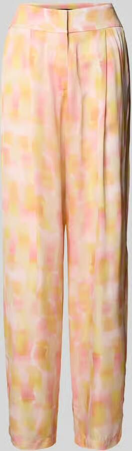 Armani Exchange Relaxed fit stoffen broek met bandplooien - Foto 2