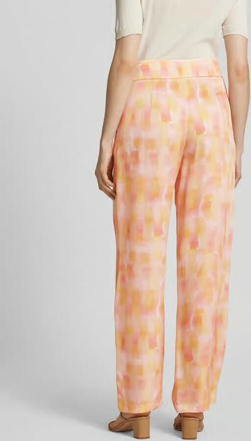 Armani Exchange Relaxed fit stoffen broek met bandplooien - Foto 4