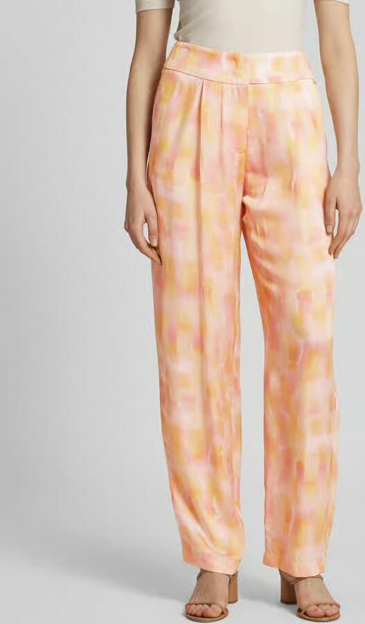 Armani Exchange Relaxed fit stoffen broek met bandplooien - Foto 3