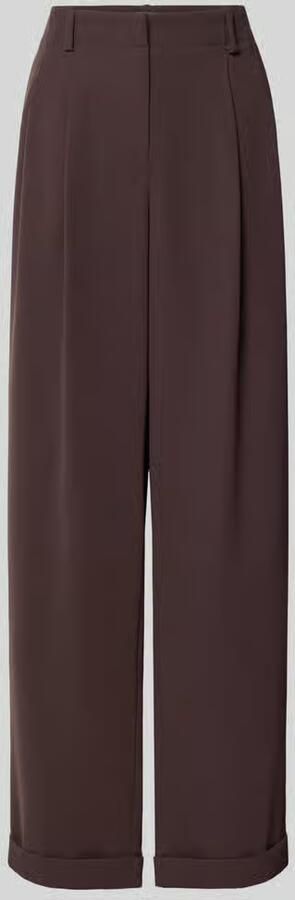 Armani Exchange relaxed fit stoffen broek met keervouwen