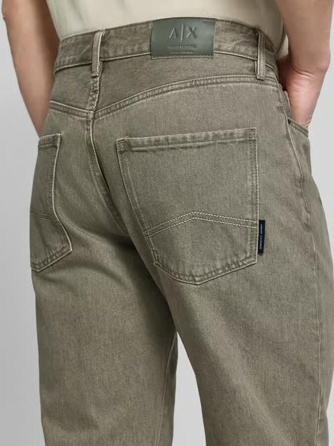 Armani Exchange Relaxed straight jeans in 5-pocketstijl