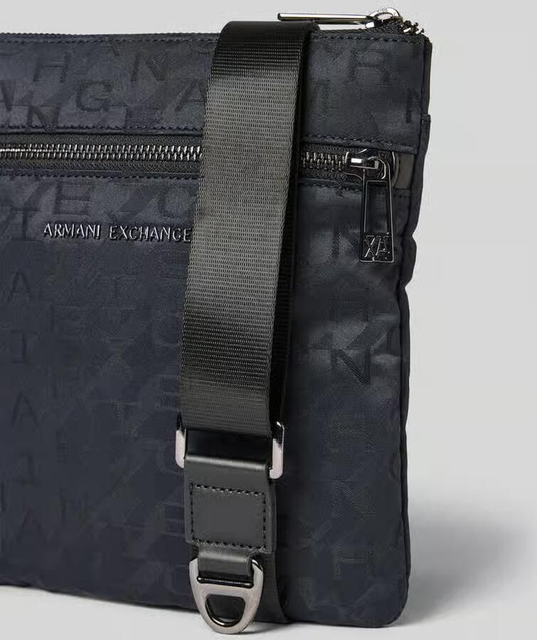 Armani Exchange Schoudertas met logomotief en Labelapplicatie