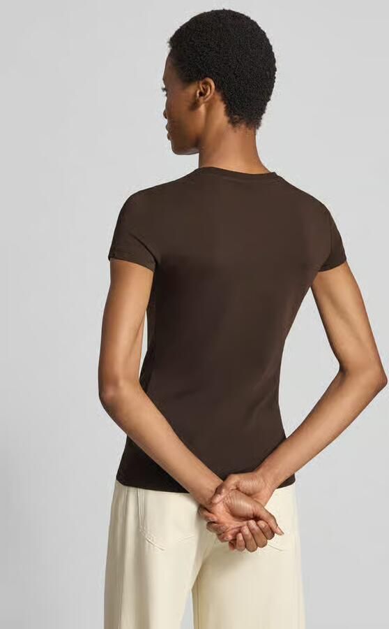 Armani Exchange slim fit T-shirt met labelprint - Foto 2