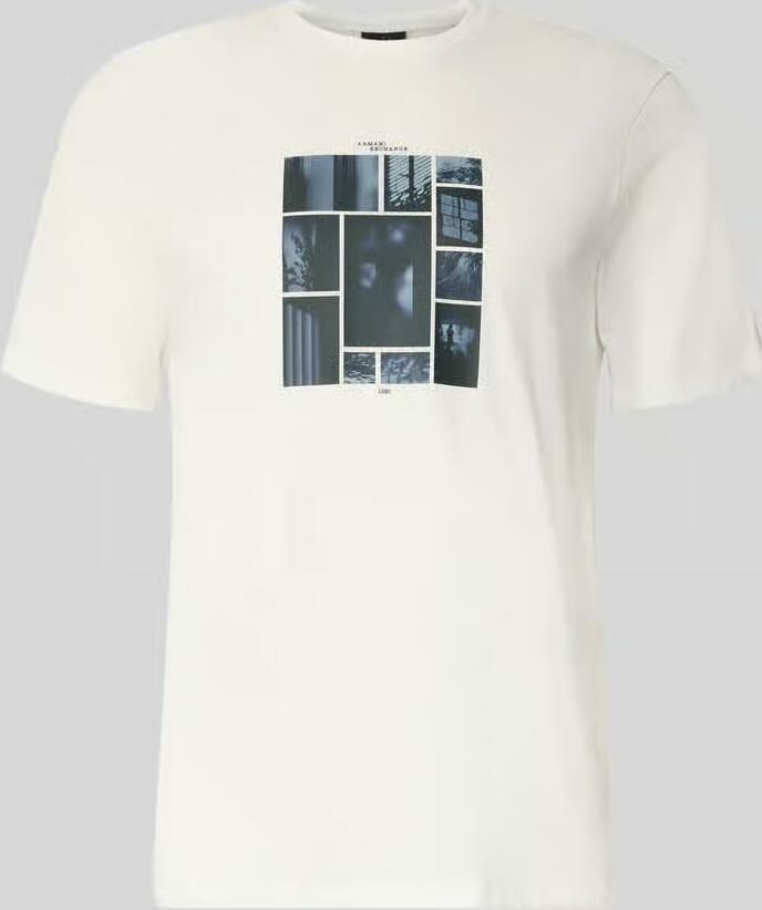 Armani Exchange slim fit T-shirt met motiefprint - Foto 2