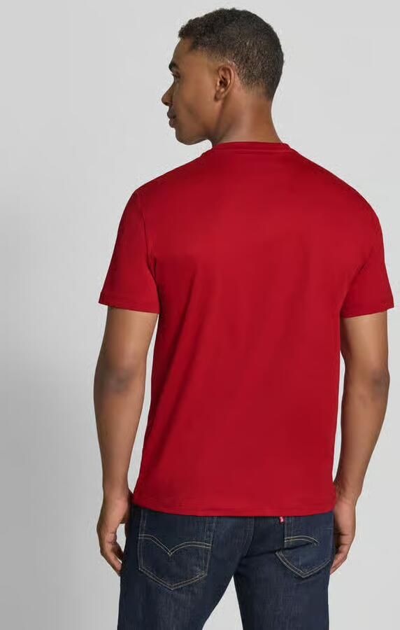 Armani Exchange Slim fit t-shirt van 100% katoen met logoprint - Foto 2