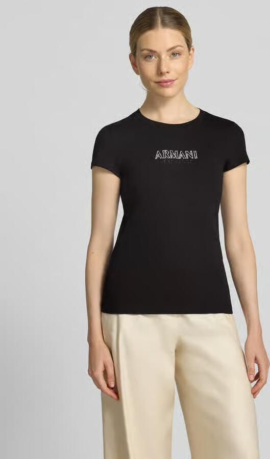 Armani Exchange Slim fit t-shirt van katoen - Foto 3