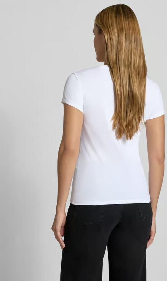 Armani Exchange Slim fit t-shirt van puur katoen - Foto 3