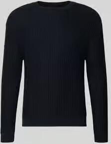 Armani Exchange Slim Fit trui met brei-look
