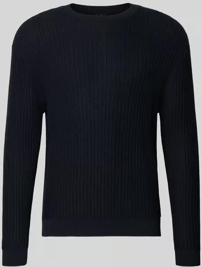 Armani Exchange Slim Fit trui met brei-look - Foto 2