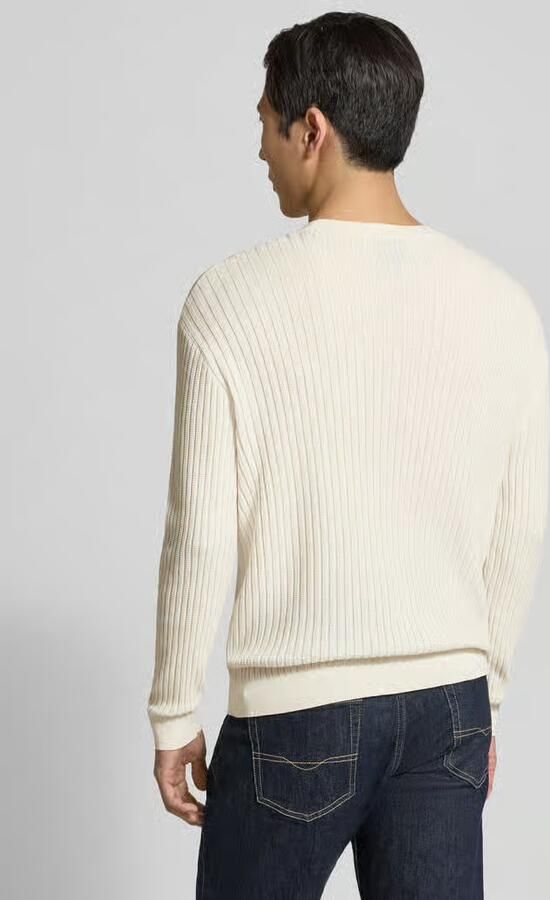 Armani Exchange Slim Fit trui met brei-look - Foto 3