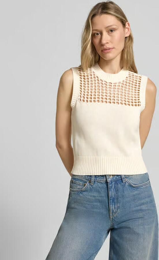 Armani Exchange spencer met ronde hals - Foto 3