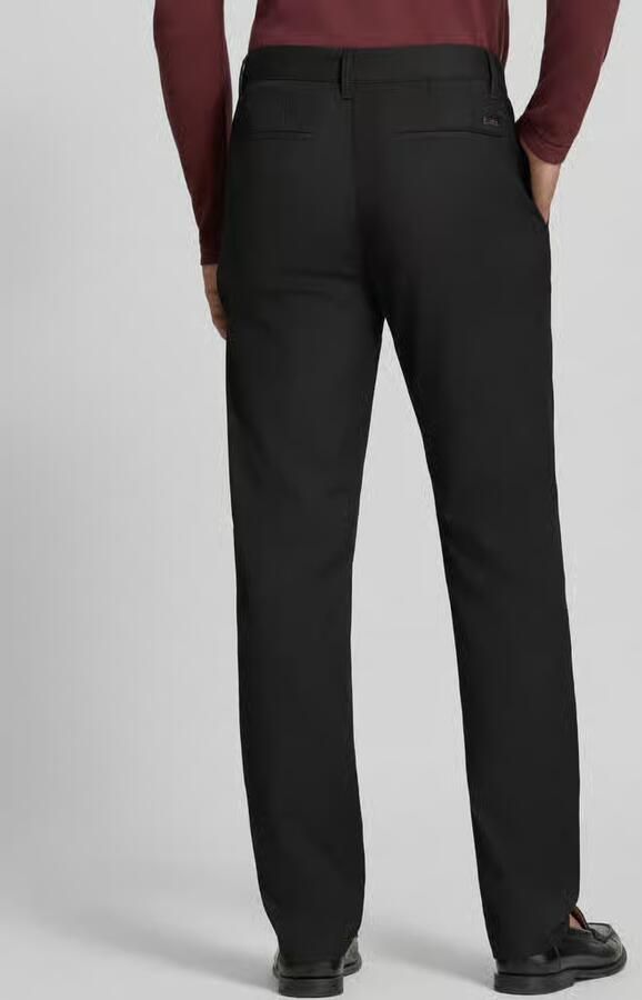 Armani Exchange straight fit broek met viscose - Foto 2