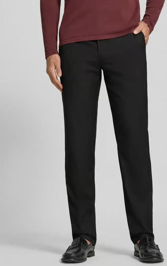 Armani Exchange straight fit broek met viscose - Foto 3