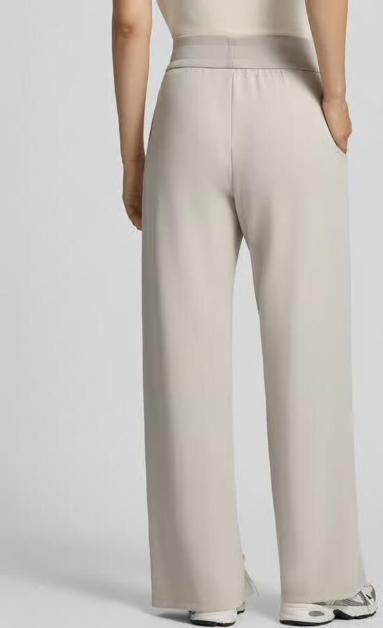 Armani Exchange straight fit sweatpants van elastische viscosemix - Foto 3