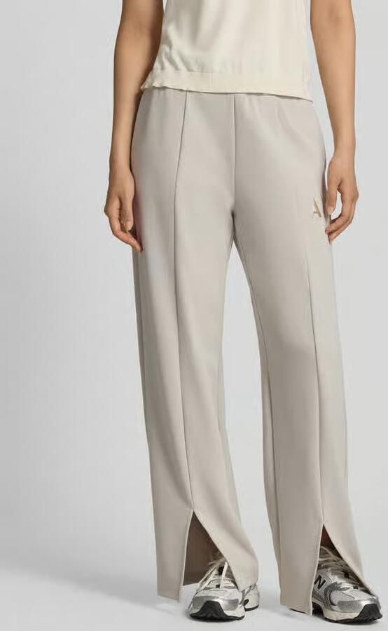 Armani Exchange straight fit sweatpants van elastische viscosemix - Foto 2