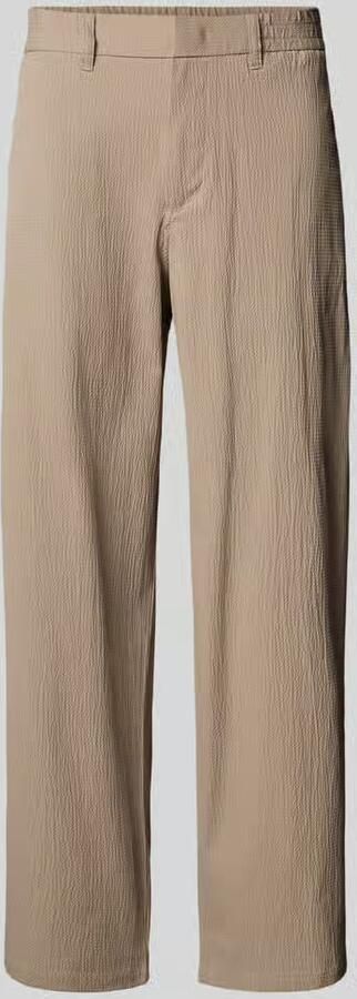 Armani Exchange Straight leg broek met structuurmotief - Foto 2