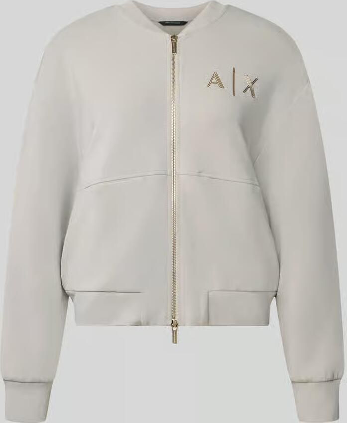Armani Exchange Sweatjack met labelprint