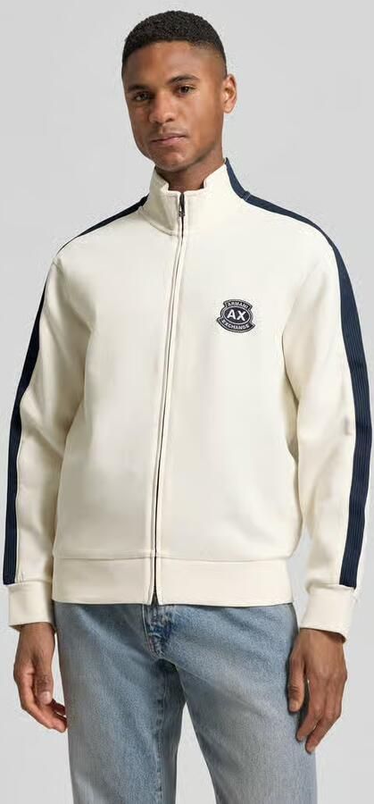 Armani Exchange Sweatjack met tweewegritssluiting model 'FELPA' - Foto 4