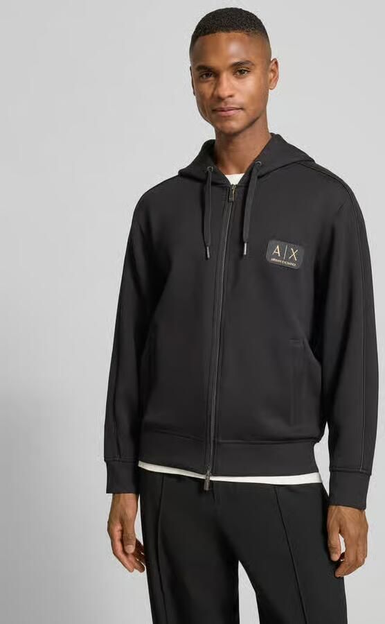 Armani Exchange Sweatjack met tweewegsritssluiting - Foto 2