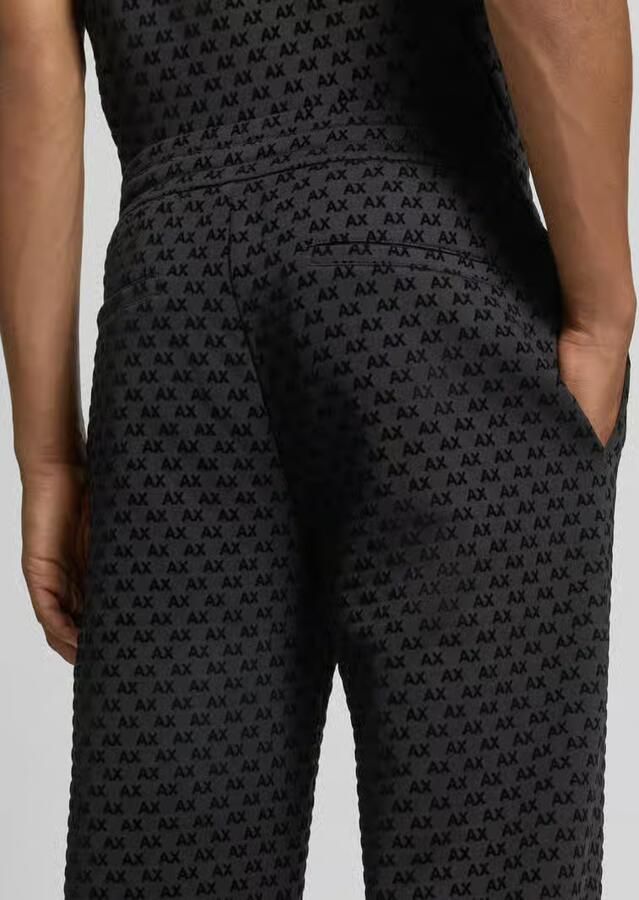 Armani Exchange sweatpants in all-over look met logomotief model 'PANTALONI'