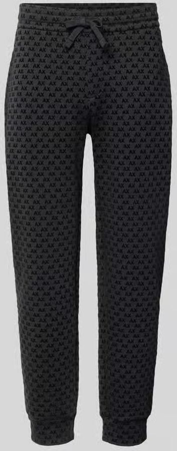 Armani Exchange sweatpants in all-over look met logomotief model 'PANTALONI' - Foto 2