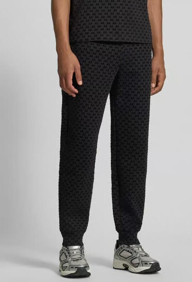 Armani Exchange sweatpants in all-over look met logomotief model 'PANTALONI' - Foto 2