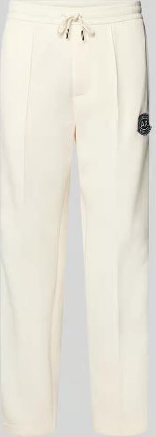Armani Exchange Sweatpants met labelpatch en elastische tailleband - Foto 4