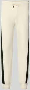 Armani Exchange sweatpants met sierrand