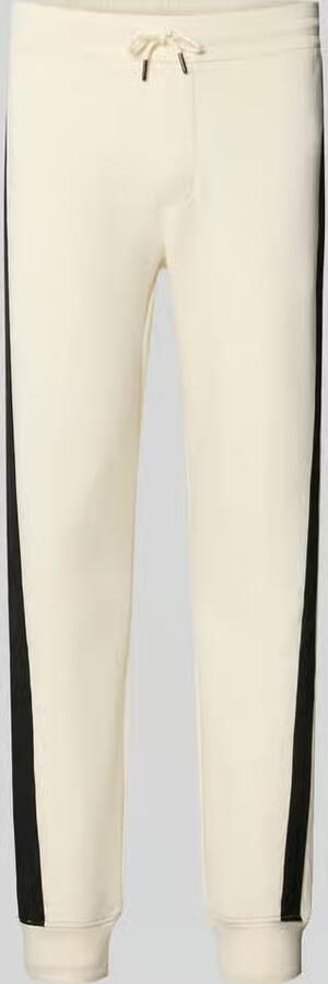 Armani Exchange sweatpants met sierrand