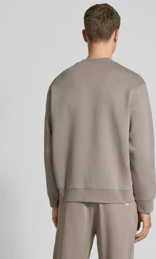 EAX Sweaters Sweatshirt met geborduurd centraal logo - Foto 4