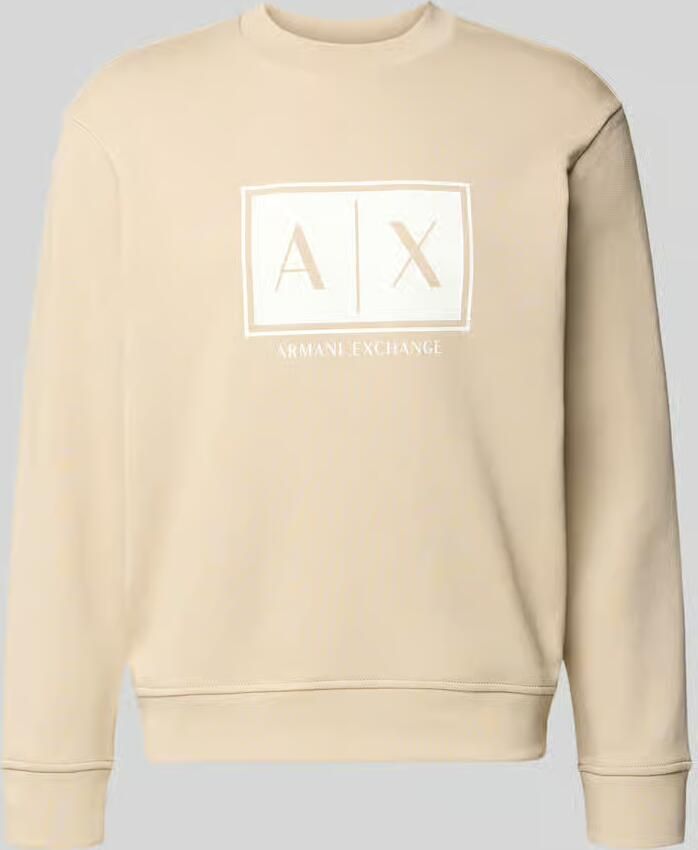 Armani Exchange Sweatshirt met logoprint en ronde hals - Foto 2