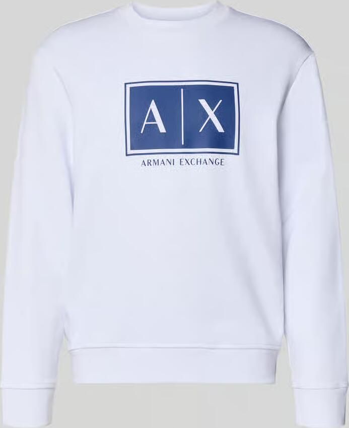 Armani Exchange Sweatshirt met logoprint en ronde hals - Foto 2