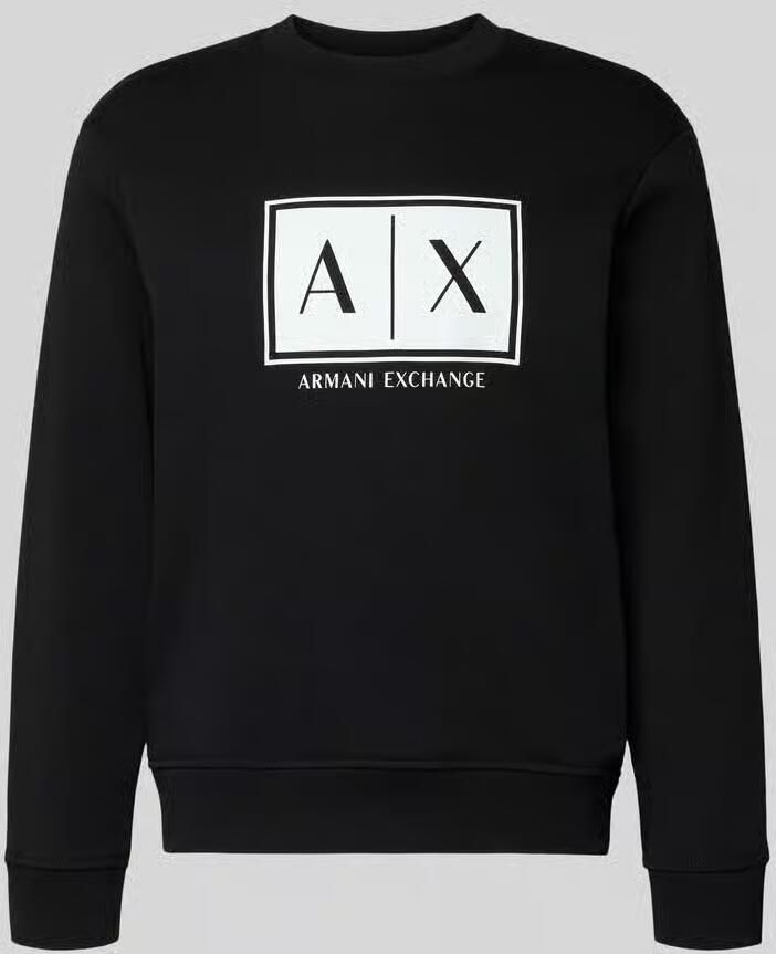 Armani Exchange Sweatshirt met logoprint en ronde hals - Foto 2
