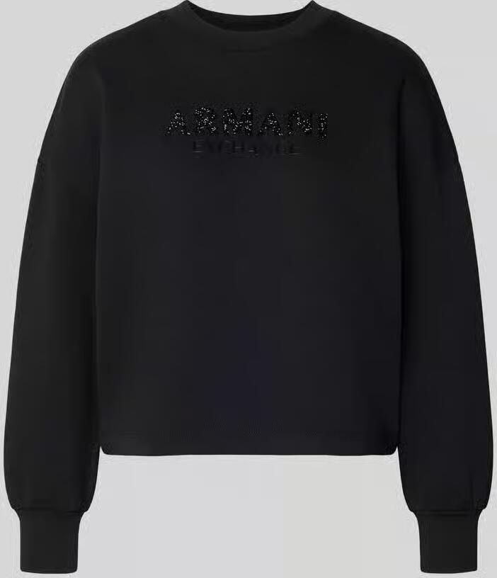 Armani Exchange Sweatshirt met logoprint en ronde hals - Foto 2