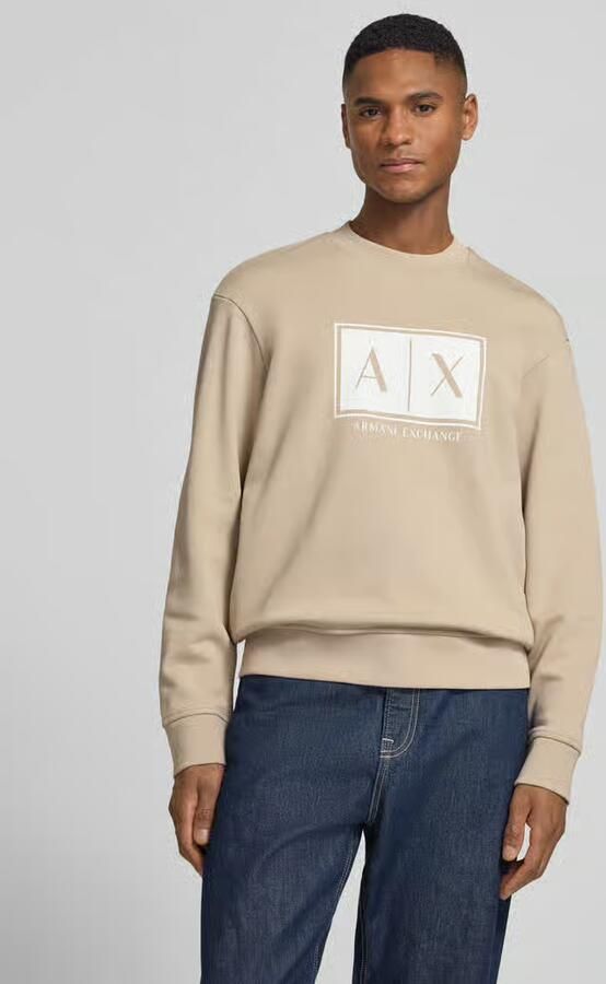 Armani Exchange Sweatshirt met logoprint en ronde hals - Foto 2