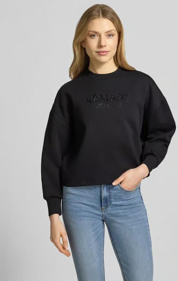 Armani Exchange Sweatshirt met logoprint en ronde hals - Foto 2