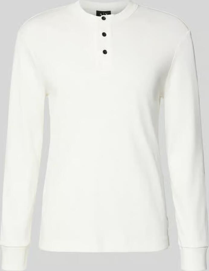 Armani Exchange Sweatshirt met ribboorden