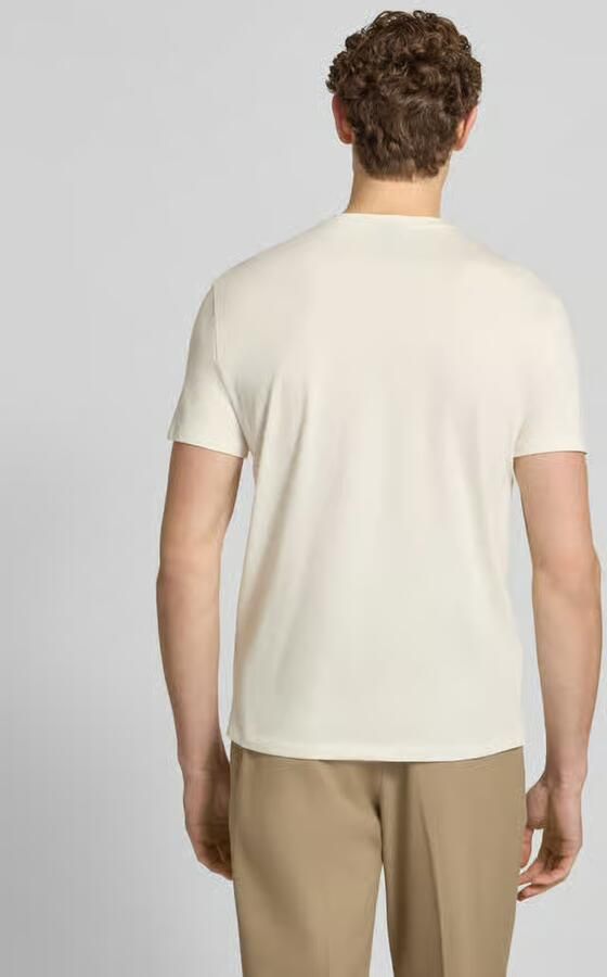 Armani Exchange T-shirt met labeldetail en ronde hals - Foto 3