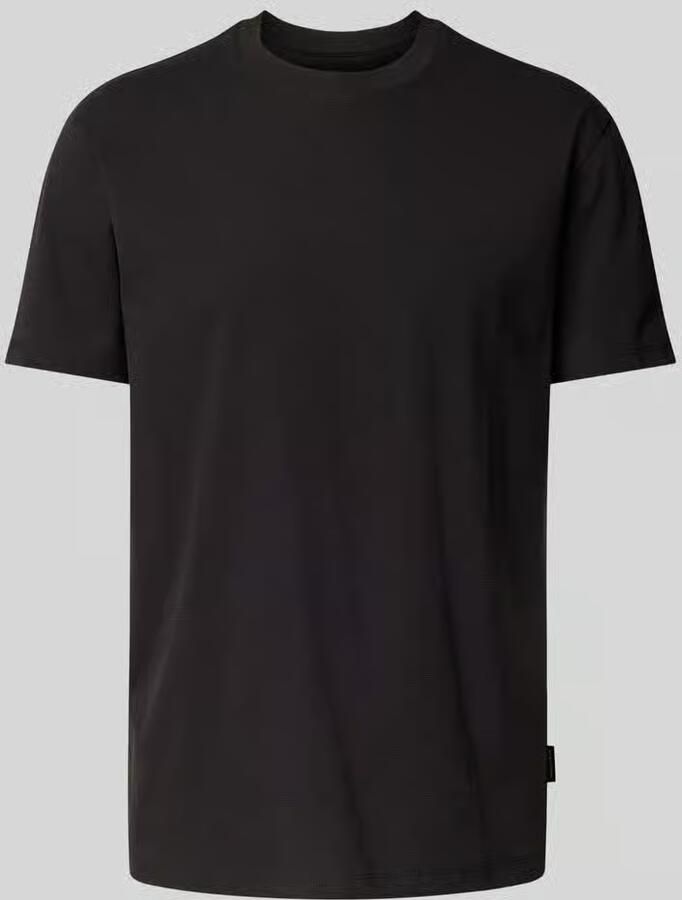 Armani Exchange Zwarte T-shirt met korte mouwen Eenvoudig ontwerp Black Heren - Foto 2