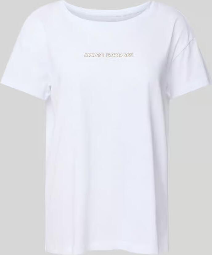 Armani Exchange T-shirt met labeldetail - Foto 2