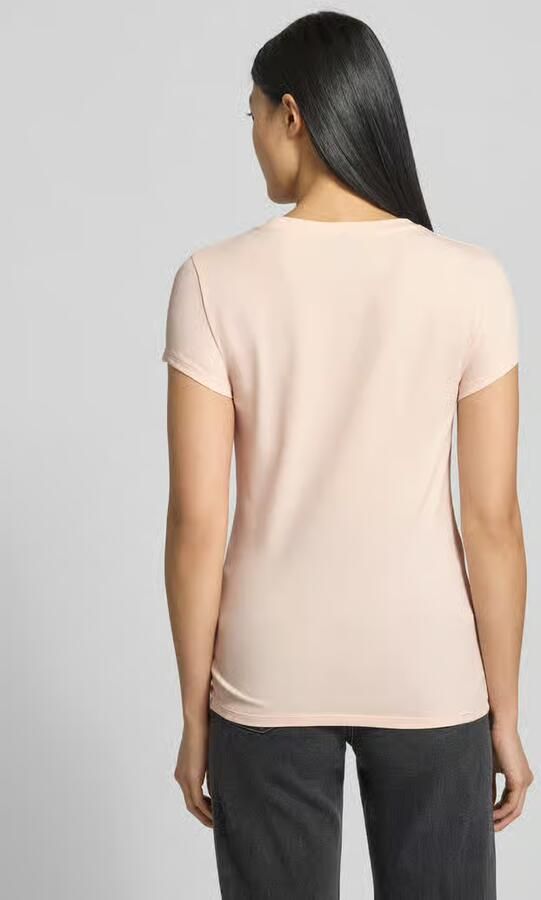 Armani Exchange T-shirt met labeldetail