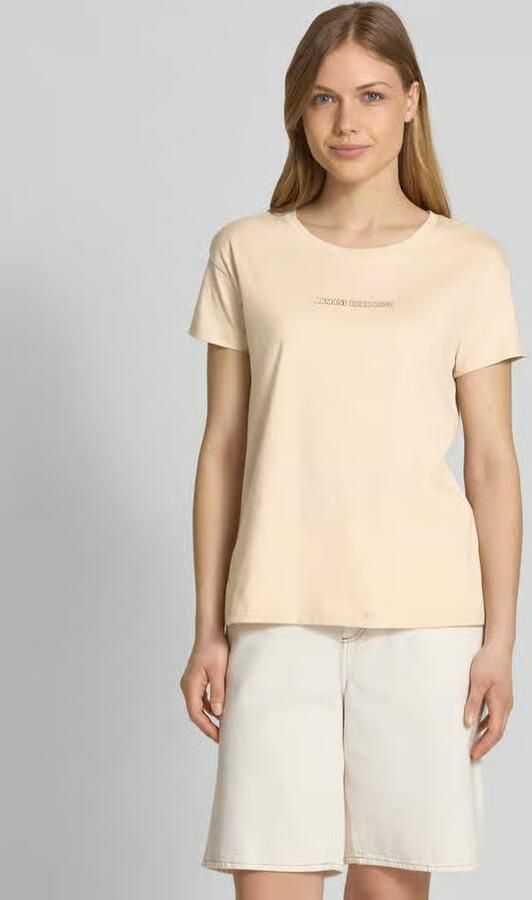 Armani Exchange T-shirt met labeldetail - Foto 4