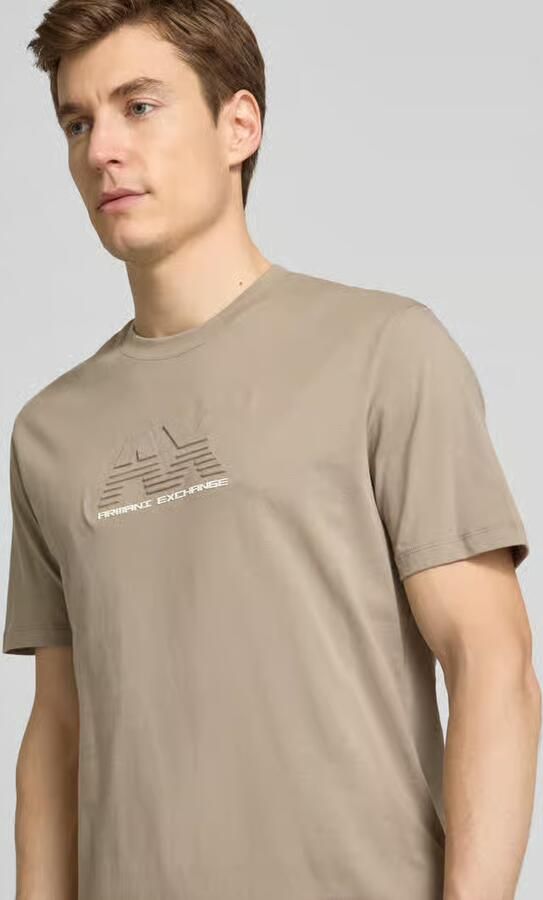 Armani Exchange T-shirt met labelprint - Foto 2